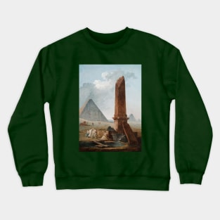 Joyful Pagans Dance Around Crumbling Ruins Crewneck Sweatshirt